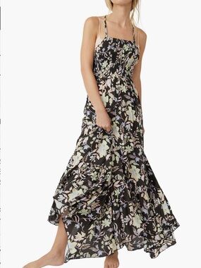 chinese dress ladies Free People Carmen TIE Back Maxi Dress (Purple Combo) (XS) at Amazon  Women's Clothing store